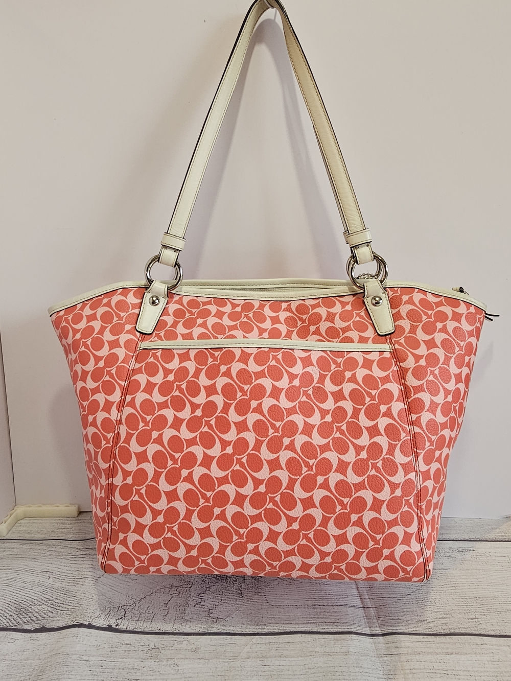 Coach Chelsea Leah Tote & Heritage Stripe Cosmetic Case - Picture 3 of 16
